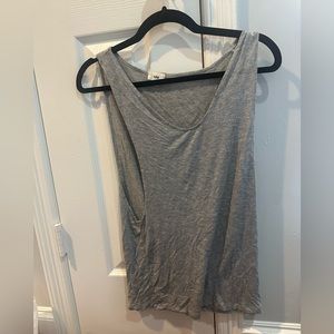 Open Side Gray Tank